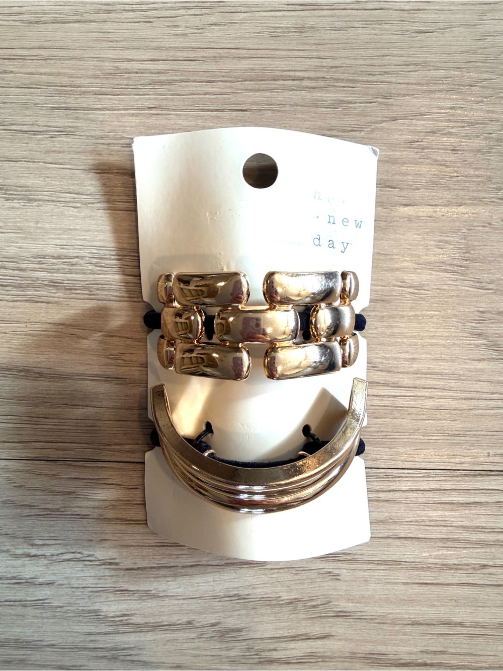 Target Gold Tone Metal Hair Cuffs Set